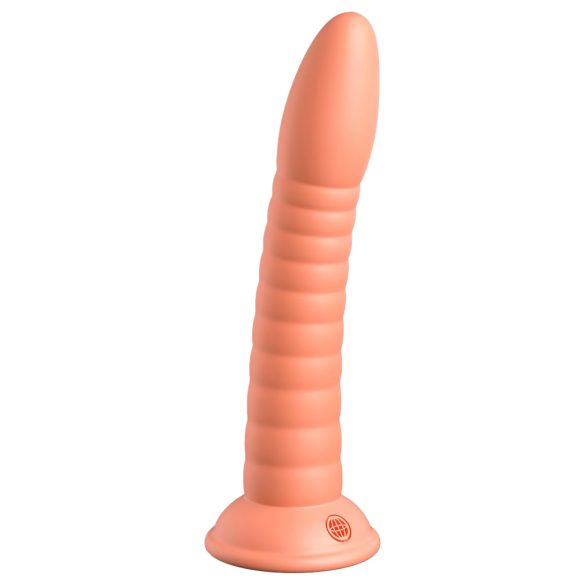 Dillio Wild Thing - gerillter Dildo (19cm) - Orange