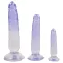 Crystal Clear - Analdildo Trainer Set - 3 Stück (Transparent-Blau)