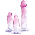 Crystal Clear - Analdildo-Set - 3-tlg. (transparent-pink)