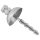 Penisplug - Metall Harnröhrenstift (Silber)