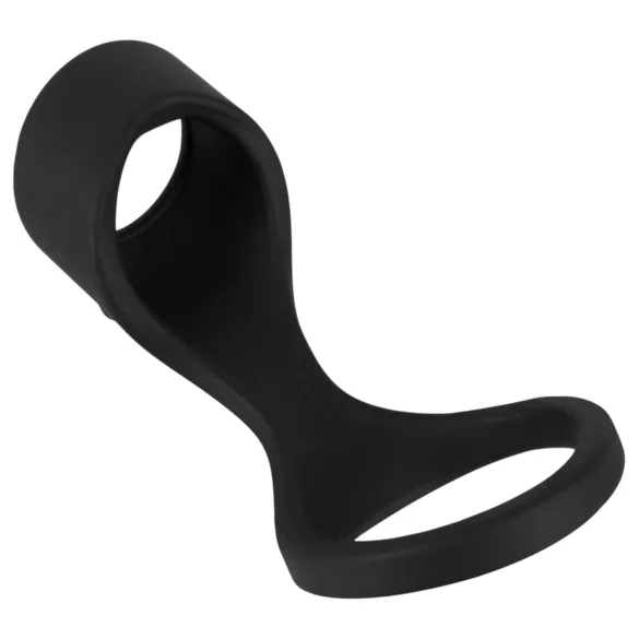 Erecto - 2in1 Penisring (schwarz)
