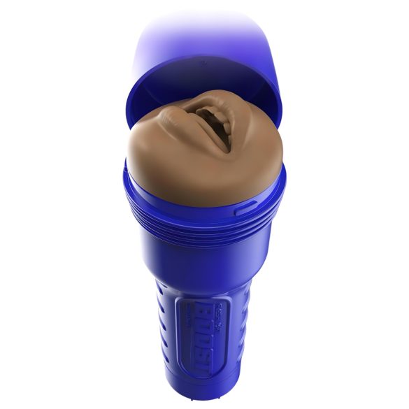 Fleshlight Boost Blow - Lebensechter Mund-Masturbator (braun)
