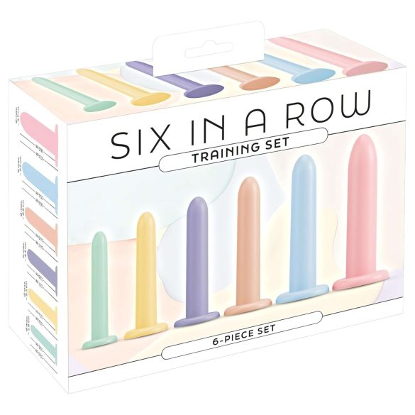 Six in a Row - Dildo-Trainerset - 6-teilig (bunt)