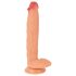 Realistixxx Real Giant - extra großer Dildo mit Hoden (naturfarben)