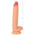 Realistixxx Real Giant - extra großer Dildo mit Hoden (naturfarben)