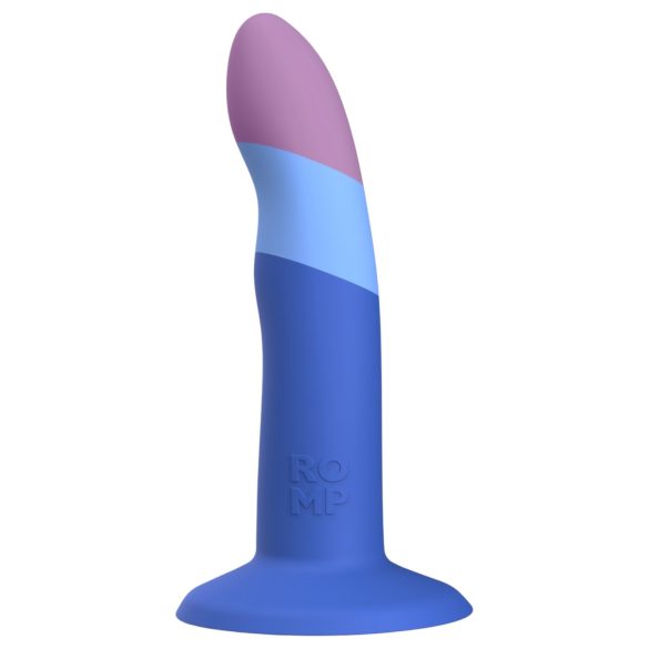 ROMP Piccolo - Flexibler Silikon-Dildo (blau-violett)
