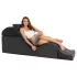 Liberator Aria Flip Chaise - vielseitig kombinierbares Tantra-Sofamöbel - 3-teilig (schwarz)