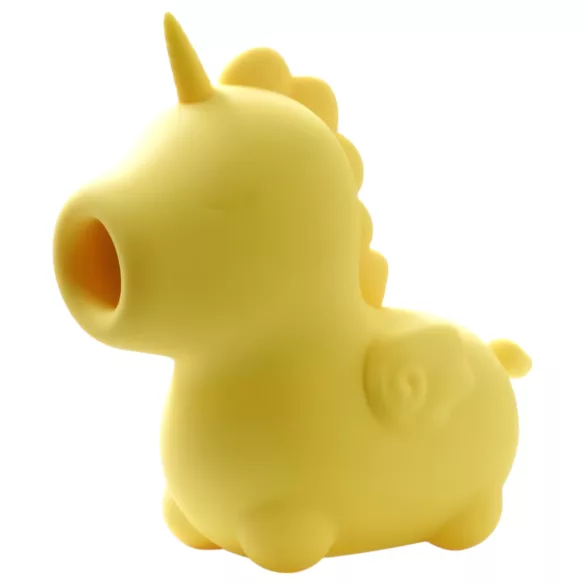 Unihorn Bean Blossom - Akku-Einhorn-Klitorisstimulator (gelb)