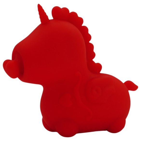 Unihorn Cupido's Liebling - Wiederaufladbarer Einhorn-Klitorisstimulator (Rot)