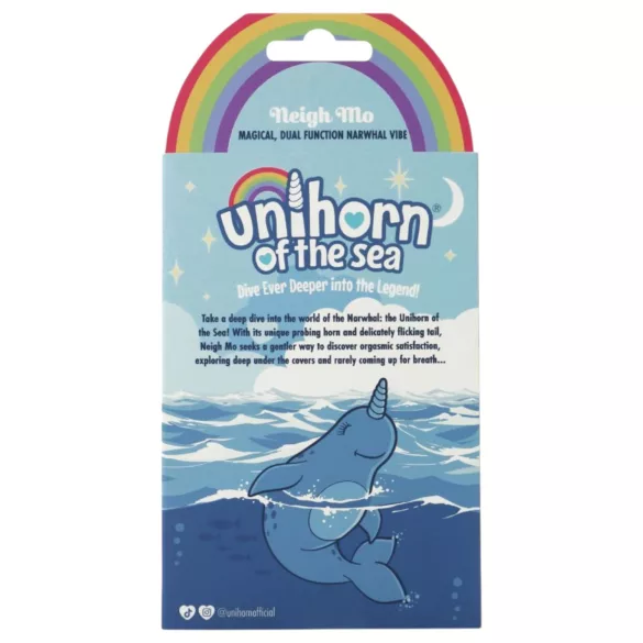 Unihorn Of The Sea - Akku-Narwal-Klitorisstimulator (Blau)