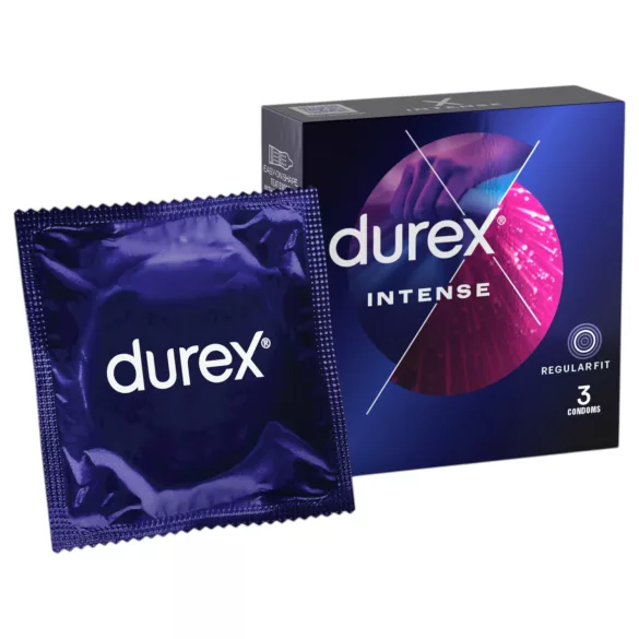 Durex Intense - gerippt und genopptes Kondom (3 Stk)