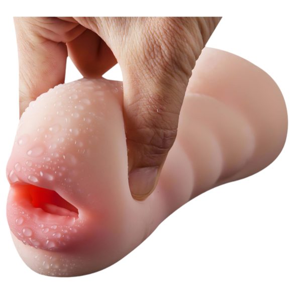 Lonely 2in1 - Masturbator mit künstlicher Vagina und Mund (natur)