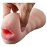 Lonely 2in1 - Masturbator mit künstlicher Vagina und Mund (natur)