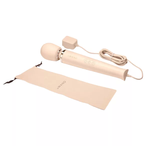 le Wand - exklusiver, elektrischer Massage-Vibrator (beige)