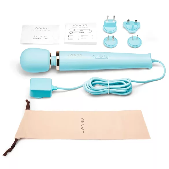 le Wand - exklusiver Massagestab mit Kabel (Blau)