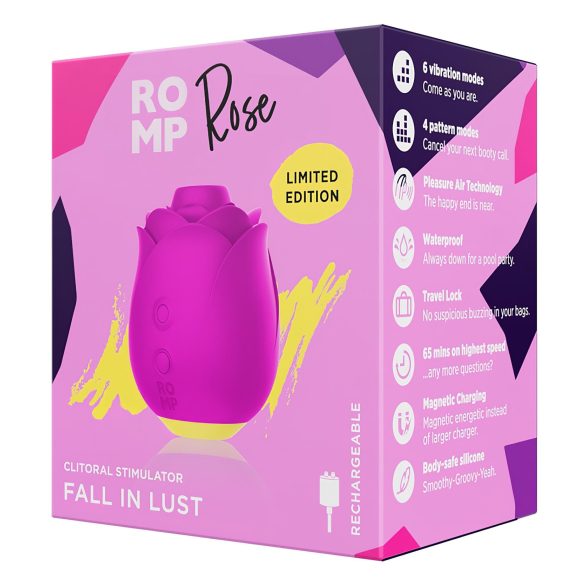 ROMP Rose - pulsierende Rosen-Vibrator (pink)