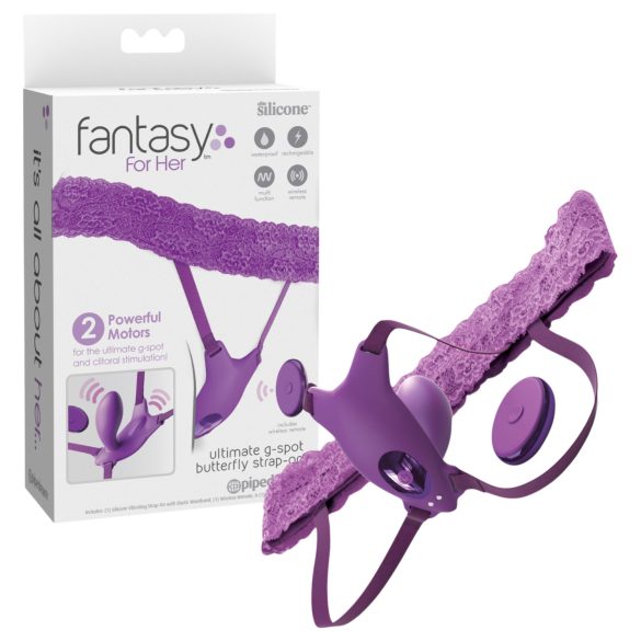 Fantasy For Her - tragbarer G-Punkt Vibrator mit Einbau (Violett)