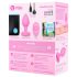 b-vibe Herz - Wiederaufladbarer Funk Analdildo (Pink)
