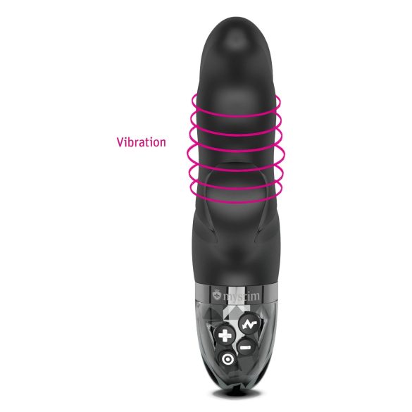 mystim Hop Hop Bob E-Stim - Akku Elektro-Vibrator (Schwarz)