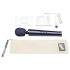 Le Wand Petite - exklusiver, kabelloser Vibrations-Massagestab (blau)
