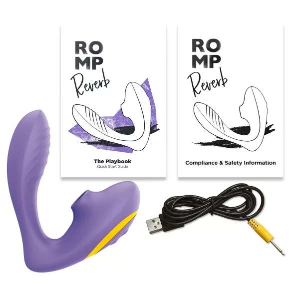ROMP Reverb - Luftwellen 2in1 G-Punkt Vibrator (Lila)