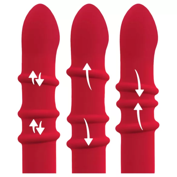 You2Toys Rabbit - Beweglicher Ringvibrator (Rot)