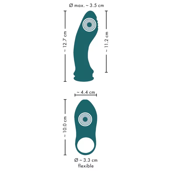 Couples Choice - 3in1 flexibler Vibrator (türkis)