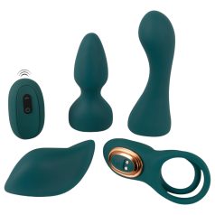 Couples Choice - 4-in-1 fernbedienbarer Vibrator (türkis)