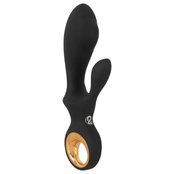 Eternal - Aufblasbarer Vibrator mit Klitorisstimulator (schwarz)