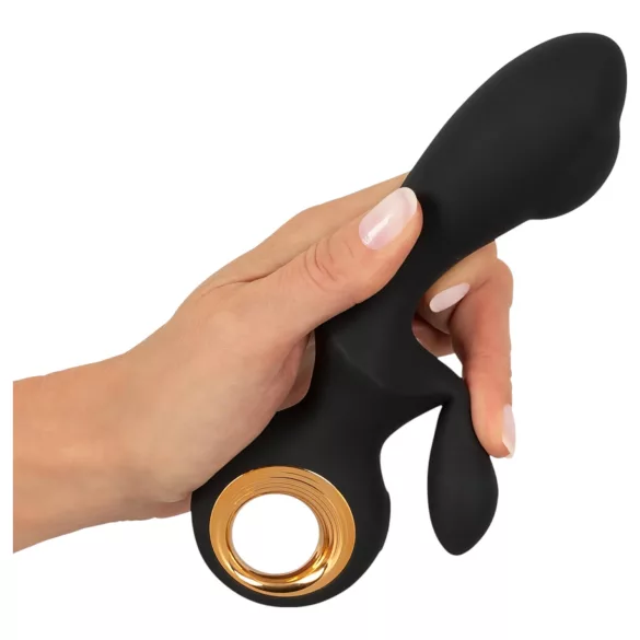 Eternal - Aufblasbarer Vibrator mit Klitorisstimulator (schwarz)
