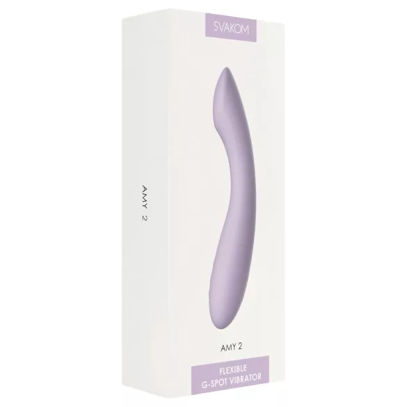 Svakom Amy 2 - wiederaufladbarer, wasserdichter G-Punkt-Vibrator (lila)