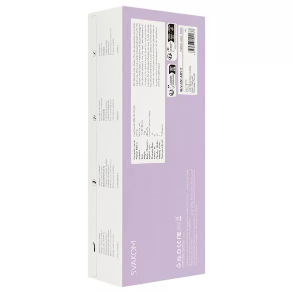 Svakom Amy 2 - wiederaufladbarer, wasserdichter G-Punkt-Vibrator (lila)
