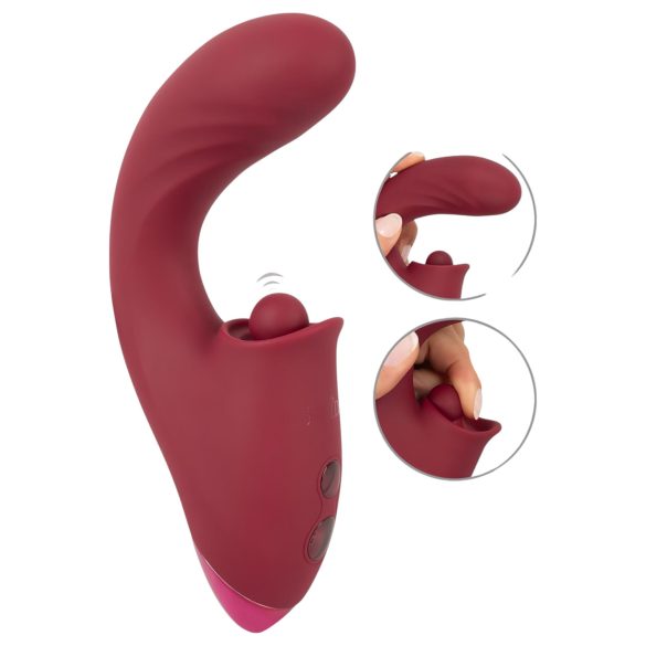 Javida - 3in1 Zungenvibrator (rot)