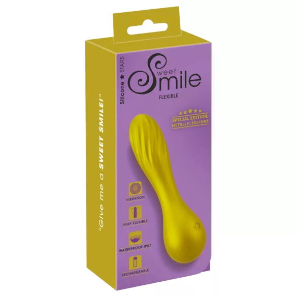 Sweet Smile - Metallic Vibe Mini-Vibrator (gelb)
