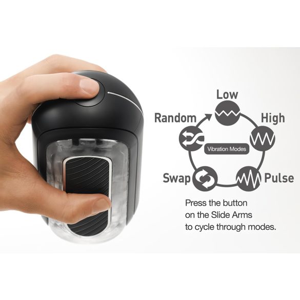 TENGA Flip Zero - kraftvoller Masturbator (schwarz)