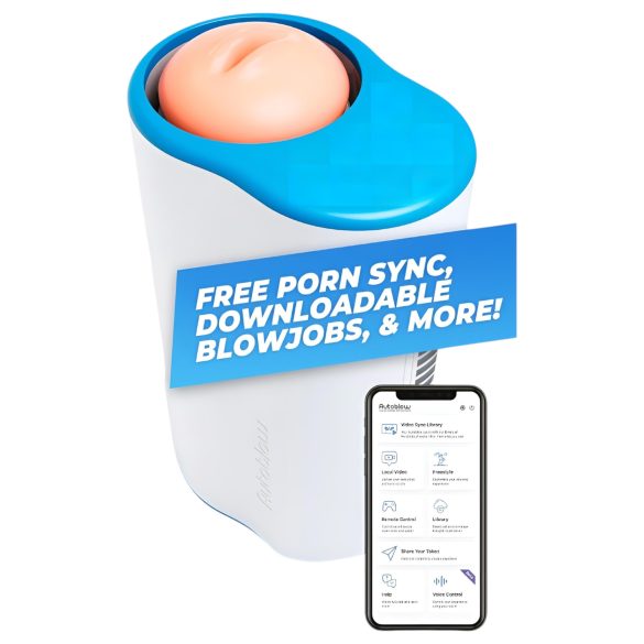Autoblow A.I. Ultra - Netzbetrieb Supermund Masturbator (weiß)