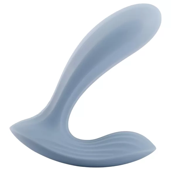 Svakom Erica - tragbarer, App-gesteuerter aufsetzbarer Vibrator (blau)