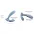 Svakom Erica - tragbarer, App-gesteuerter aufsetzbarer Vibrator (blau)