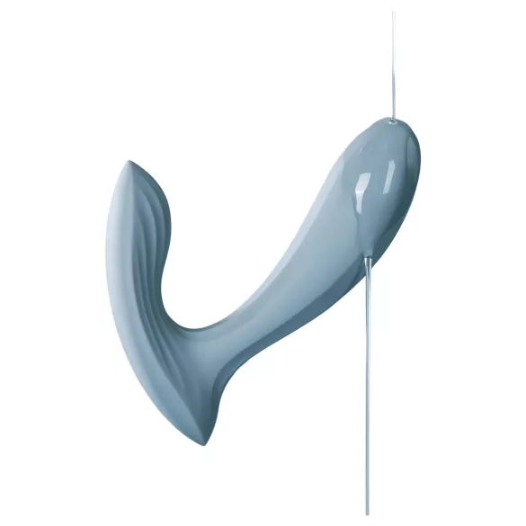 Svakom Erica - tragbarer, App-gesteuerter aufsetzbarer Vibrator (blau)