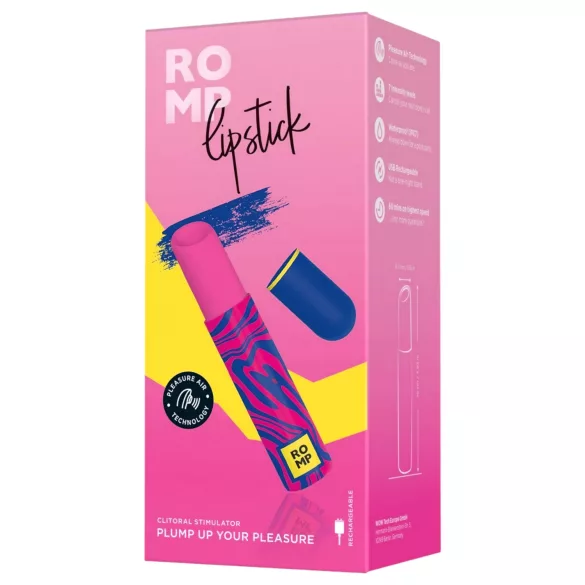 ROMP Lipstick - Akku Luftwellen-Klitorisstimulator (pink)