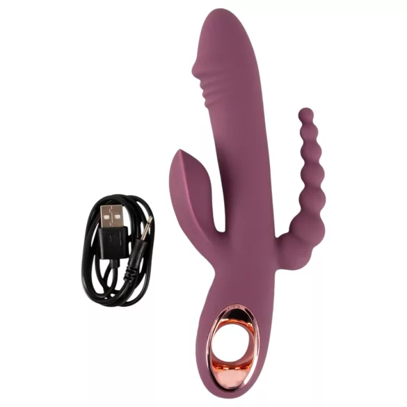 You2Toys - Akku-Vibrator mit drei Armen (lila)