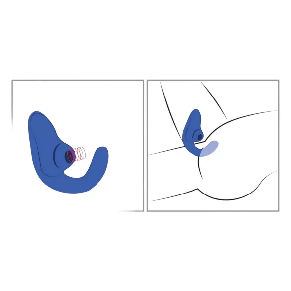 Womanizer Blend - G-Punkt-Vibrator und Klitorisstimulator (blau)