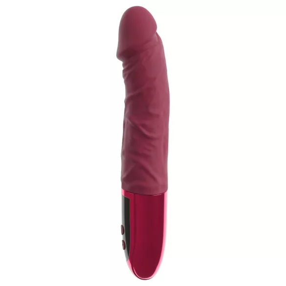 Beau Coeur Varelo - lebensechter, akkubetriebener Silikonvibrator (rot)