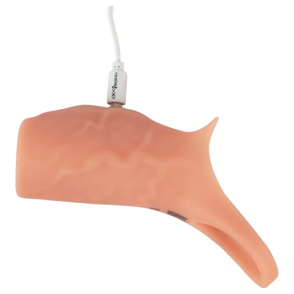 Realistixxx - Offener, vibrierender Penismantel (natur)