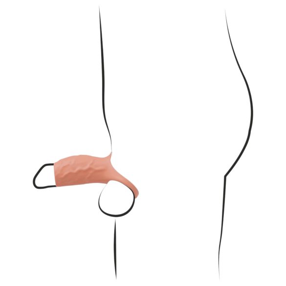 Realistixxx - Offener, vibrierender Penismantel (natur)