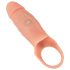 Realistixxx - Vibrations-Penismanschette mit Stimulationsring (natur)