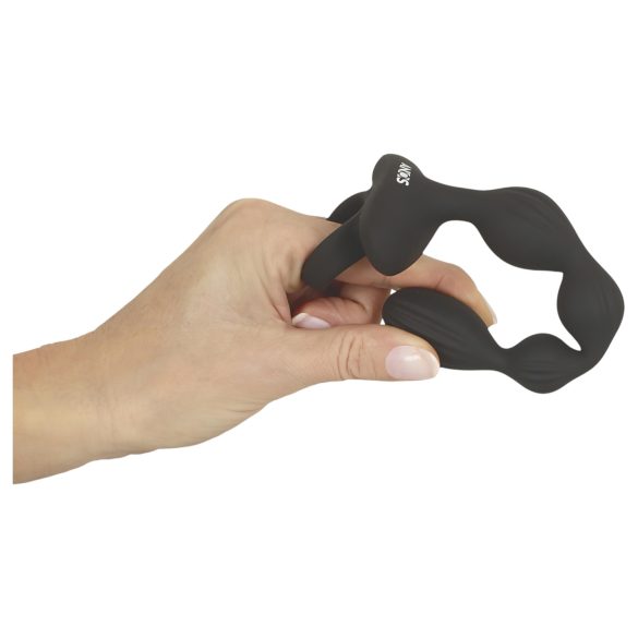 Anos - 2-Motoriger Analvibrator mit Beweglichen Kugeln (Schwarz)