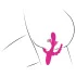 SMILE - Dreifach-Arms Vibrator mit Klitorisstimulator (pink)