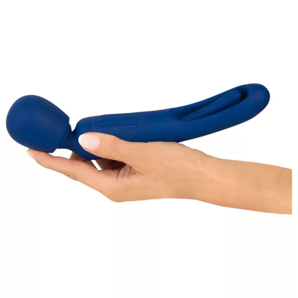 Smile - 2-in-1 Zungen-Massagevibrator (blau)