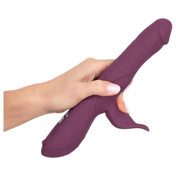 Javida - 3in1 Stoß-, Rotations-Perlenvibrator (Lila)